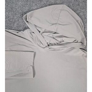 BYLT Premium Basics Mens Grey Active Performance Hoodie Lightweight Large